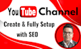 create youtube channel with video optimization
