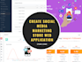 create social media marketing store web application