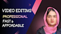 do fast and professional video editing at low cost
