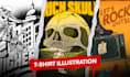 create custom illustration designs for your merch