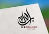 design custom arabic calligraphy logo or typography