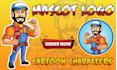 create a professional cartoon character, mascot logo design