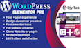 design elementor pro responsive wordpress site or fix issues