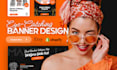 create etsy, shopify, ads, website banner and header designs