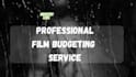 make pro film budget,schedule,breakdown of your script