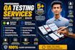 manually test your website, android and ios app professionally