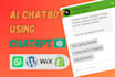 create ai chatbot or website using chatgpt and whatsapp