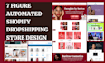 design shopify website shopify dropshipping store shopify dropshipping website
