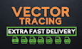 vectorize, redraw  image to vector, logo designing, quick tracing