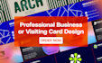 do professional, luxury business card design