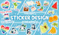 create custom vector sticker designs, personal set for you
