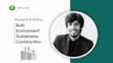 write sustainable construction and green built environment content
