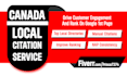 build top canada local citations, SEO backlinks