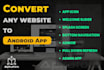 convert any website to android studio app