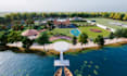 design landscape, garden, backyard, pool, and patio with 3d render