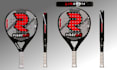 do 2d 3d padel racket designing with animation and photo