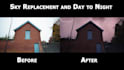 replace dull skies with cinematic skies with vfx