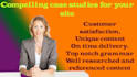 write compelling case studies for your site