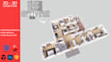 convert 2d to 3d floor plan and rendering