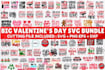 send you valentines day cute svg, clip arts, seamseless patterns bundle