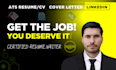 provide professional CV writing resume writing services