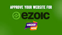 do integrate, approve your website for ezoic
