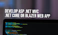 develop asp net, dotnet, dotnet mvc, dotnet core web apps