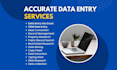 do creative and accurate data entry, copy paste into excel or database
