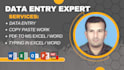 data entry, copy paste, excel data entry job