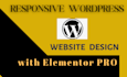 create responsive  wordpress website design