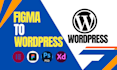 convert figma to wordpress or psd, xd, pdf to wordpress
