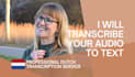 manually transcribe your dutch audio to text