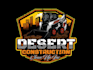 design a professional modern construction logo