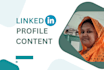 create your linkedin profile to make it