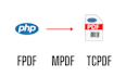 generate pdf along with barcode using PHP