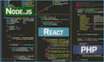 create your HTML, CSS, javascript, nodejs, react projects