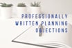 write a planning permission objection based on UK planning law