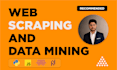 do python web scraping data mining from any website
