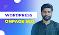 do wordpress onpage SEO and technical optimization
