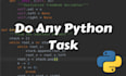 help you with any aspect of python programming