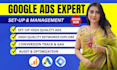 do advance setup google ads adwords PPC campaign to convert sales