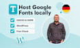 host google fonts local on wordpress to be dsgvo gdpr secure