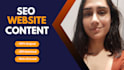 provide riveting website content, copywriting, and SEO web copy