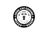 create a beautiful cool cat coffee logo design