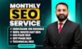provide monthly SEO service with white hat link building for google first page