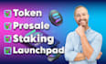be blockchain developer for presale, staking, dex, cross chain bridge, pump fun