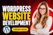 peptide website, ai and wordpress website design, redesign and development