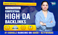 do professional off page seo service with white hat backlink for google ranking