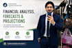 provide financial analysis, forecasts and projections