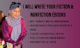 write your fiction and nonfiction ebooks